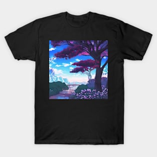 Anime Style Landscape T-Shirt